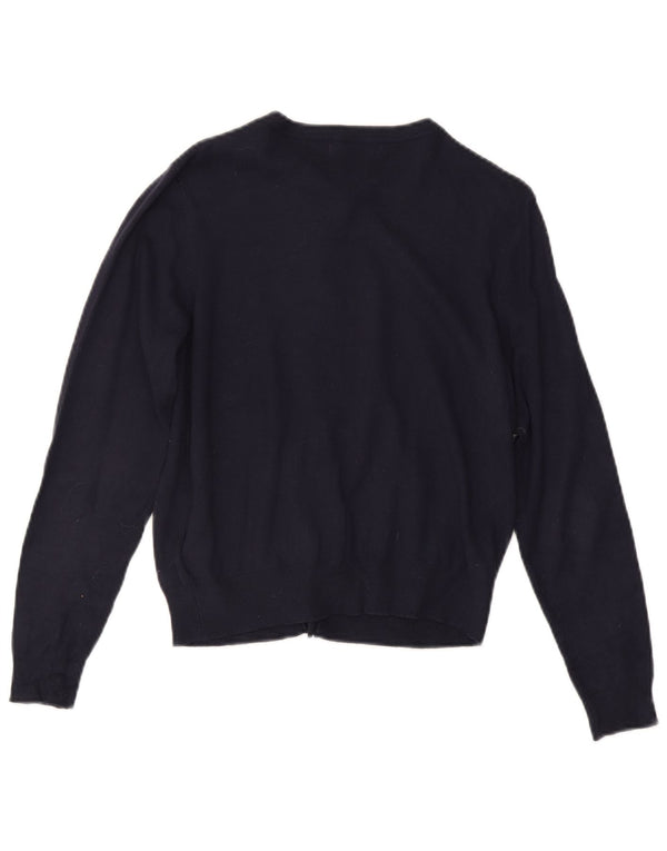 Pulover cardigan pentru femei Marks & Spencer UK 14 mare, viscoză bleumarin