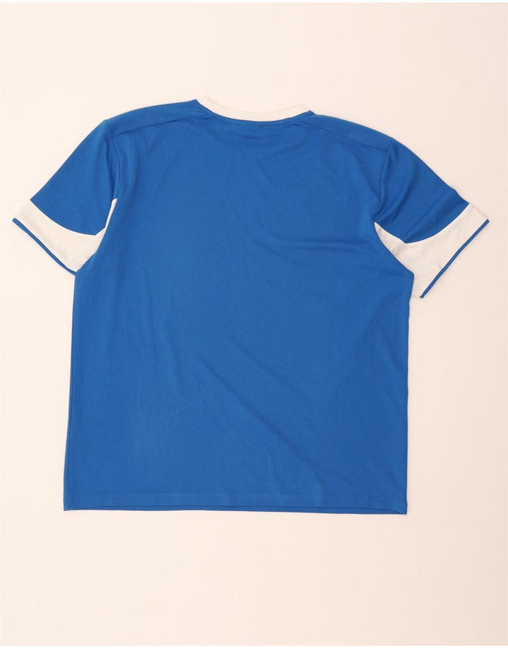 Tricou grafic Puma Italia pentru bărbați Top mare albastru Colorblock