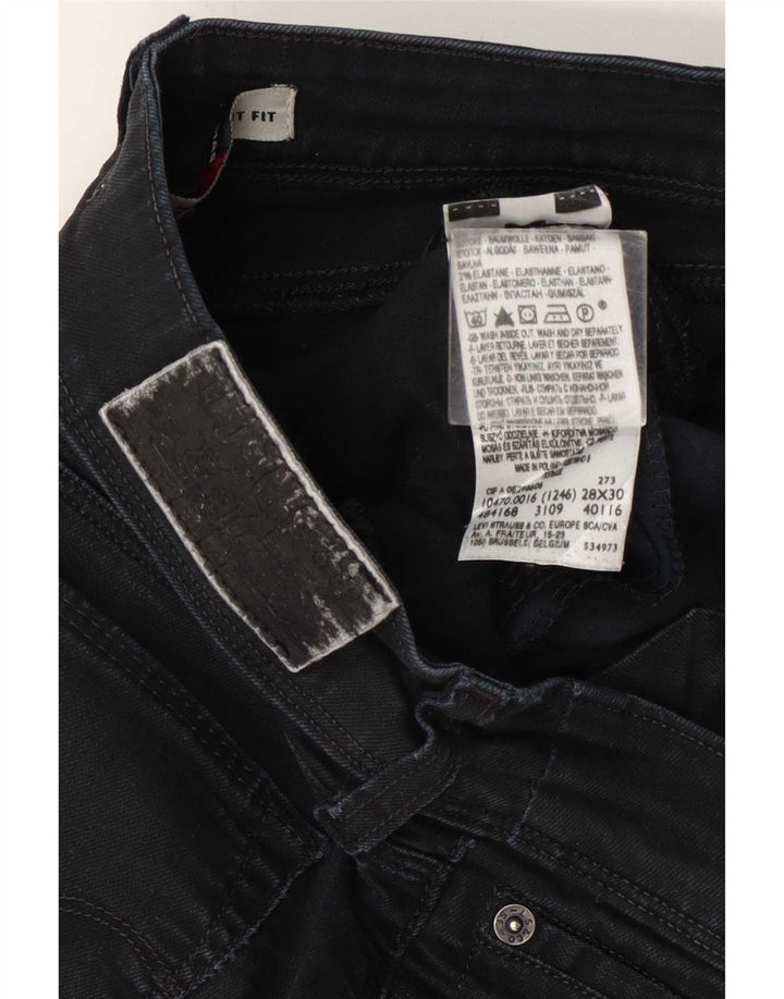 Blugi drepti 470 pentru femei Levi's W28 L28 bumbac bleumarin