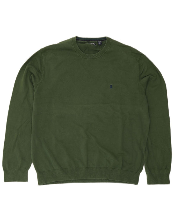 Pulover Izod pentru bărbați cu gât crew, 2XL, verde