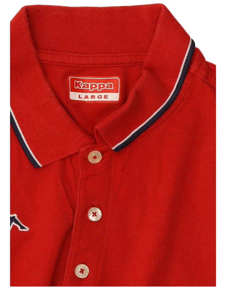 Tricou polo pentru bărbați Kappa, roșu mare
