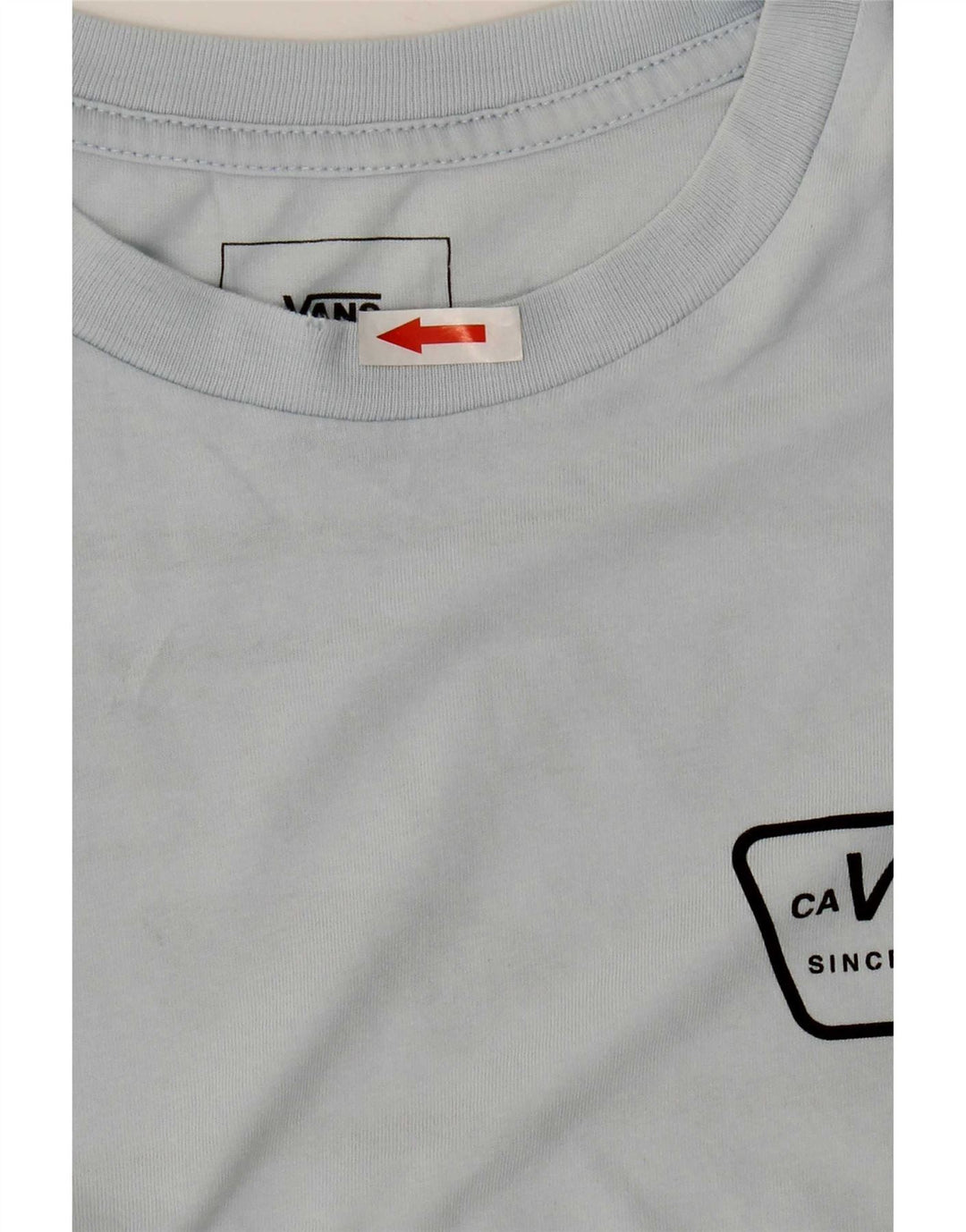 Tricou grafic personalizat Vans pentru bărbați Top mic, albastru, bumbac