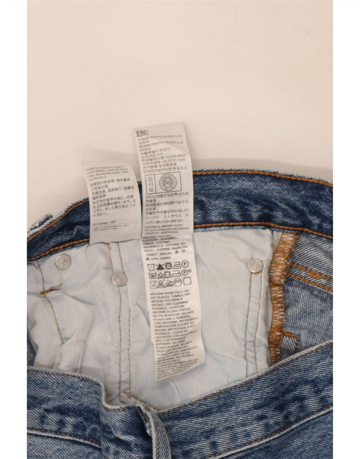 Blugi drepti pentru bărbați Levi's 501 W30 L28 Bumbac albastru