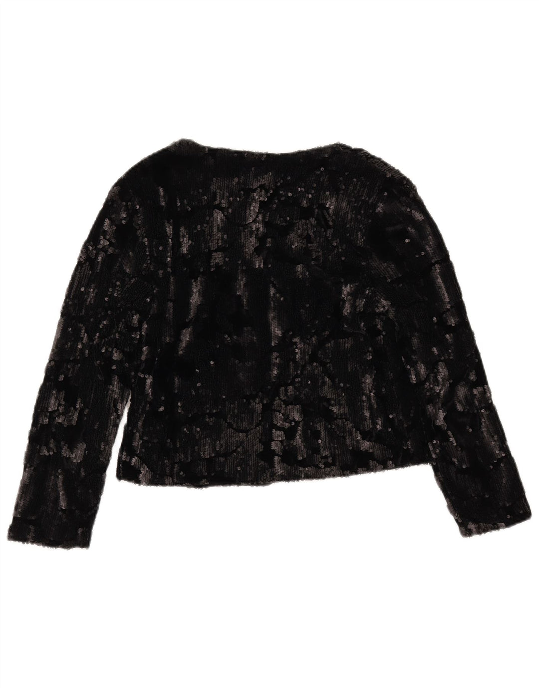 TOPSHOP Jachetă pentru femei Crop Open Blazer UK 8 Poliester negru mic