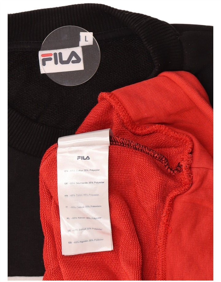 Pulover cu grafic pentru femei Fila UK 16, mare, multicolor