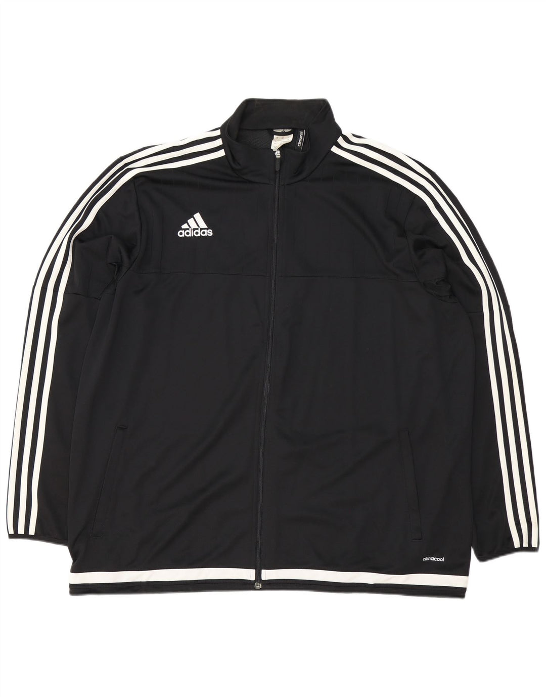 Jachetă pentru trening Climacool Adidas pentru bărbați, 2XL, poliester negru