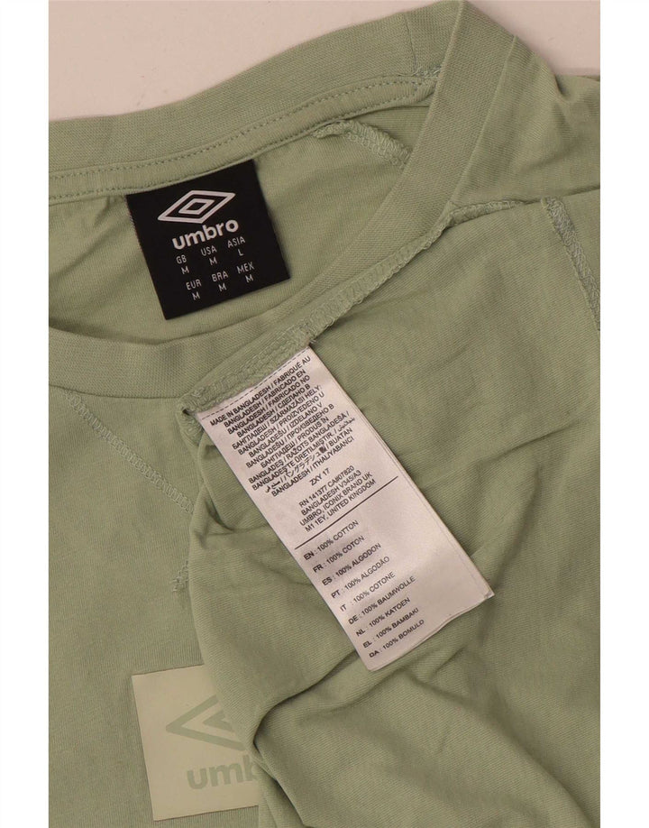 Tricou pentru bărbați Umbro Top din bumbac verde mediu