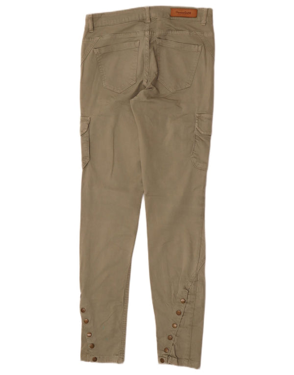 Pantaloni cargo slim pentru femei Zara EU 34 2XS L24 L28 Kaki Bumbac