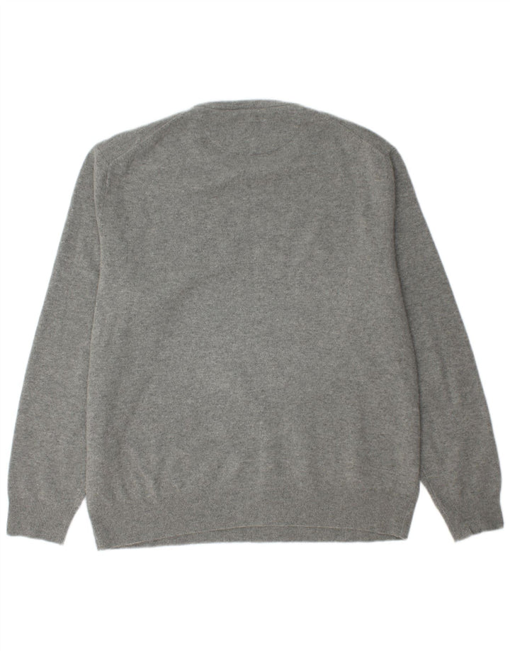 POLO RALPH LAUREN Pulover pentru bărbați cu gât crew, 2XL, lână gri