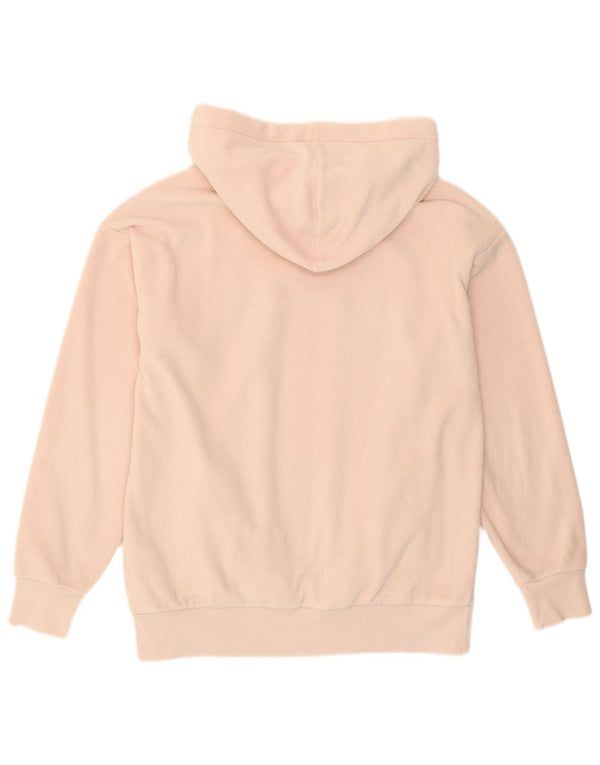 Pulover pentru femei Champion, supradimensionat, din fleece, cu glugă, UK 10, roz mic