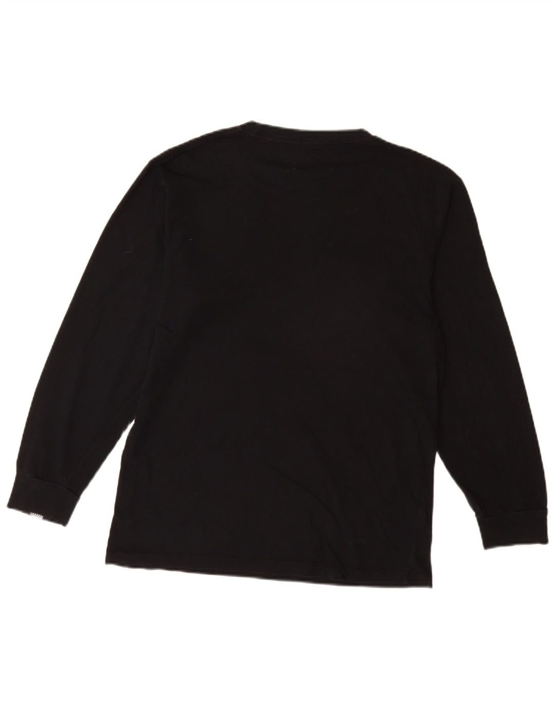 Top grafic Vans pentru bărbați cu mânecă lungă, bumbac mediu negru