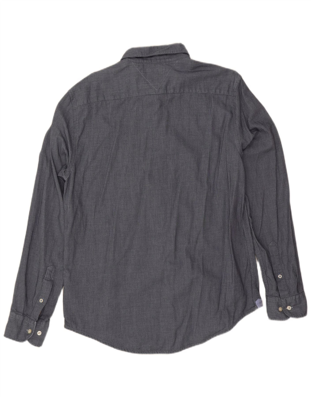 Cămașă pentru bărbați Tommy Hilfiger Slim Fit, mare, albastru bleumarin, bumbac