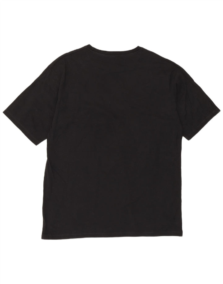 Tricou grafic pentru bărbați Zara Top XL Bumbac negru