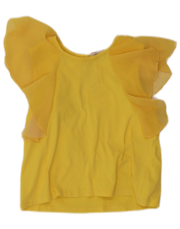 Bluză Crop Top pentru femei Pinko UK 8 Poliester galben mic