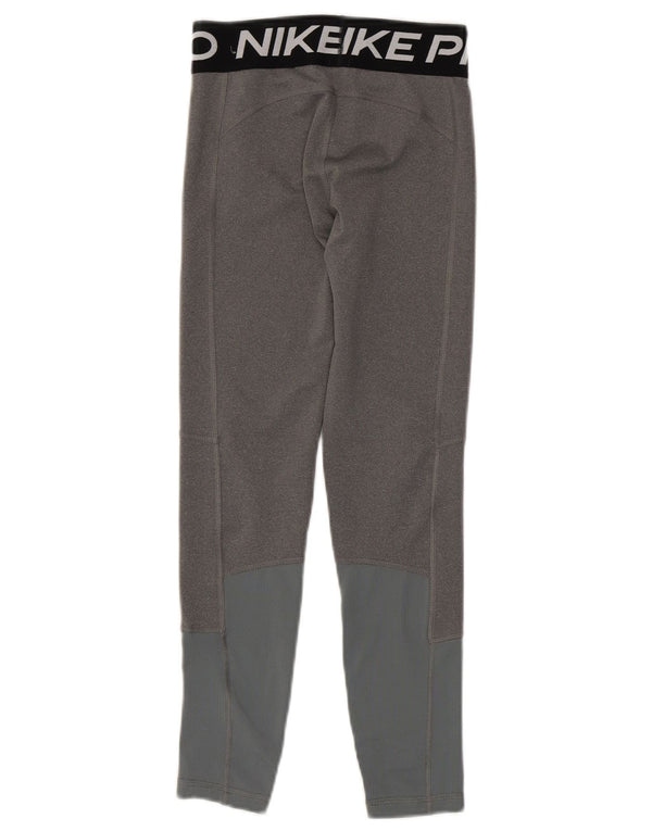 Leggings Nike Fete Dri Fit Graphic 10-11 ani Gri mediu Colorblock