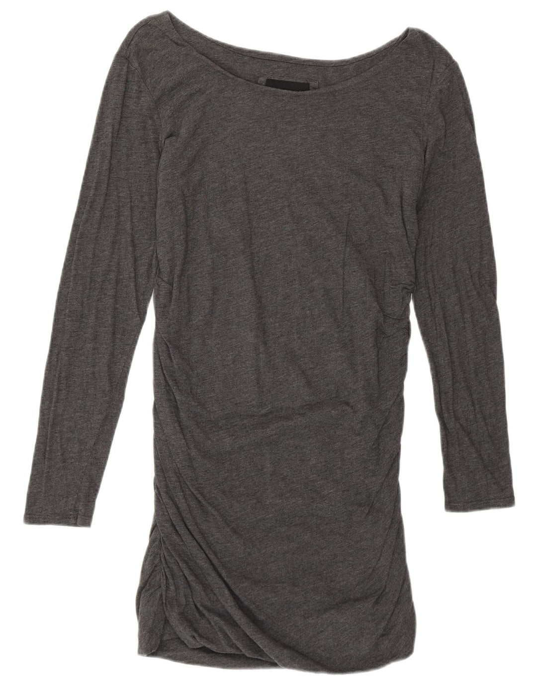 HURLEY Girls Long Sleeve T-Shirt Dress 12-13 Years Large Grey Cotton Vintage Hurley and Second-Hand Hurley from Messina Hembry 