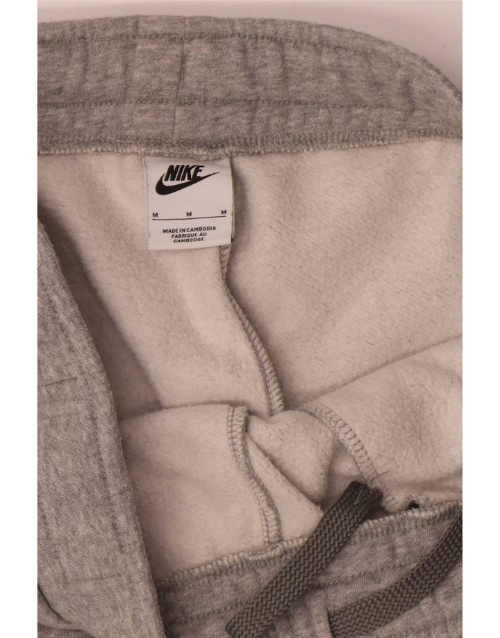 Pantaloni de trening grafic Nike pentru bărbați Pantaloni de jogging, gri mediu, bumbac color bloc