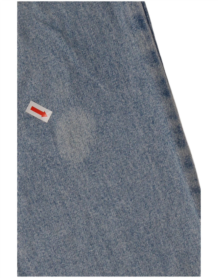 Roccobarocco Blugi conici pentru femei cu talie înaltă IT 45 Medium W31 L31 Albastru