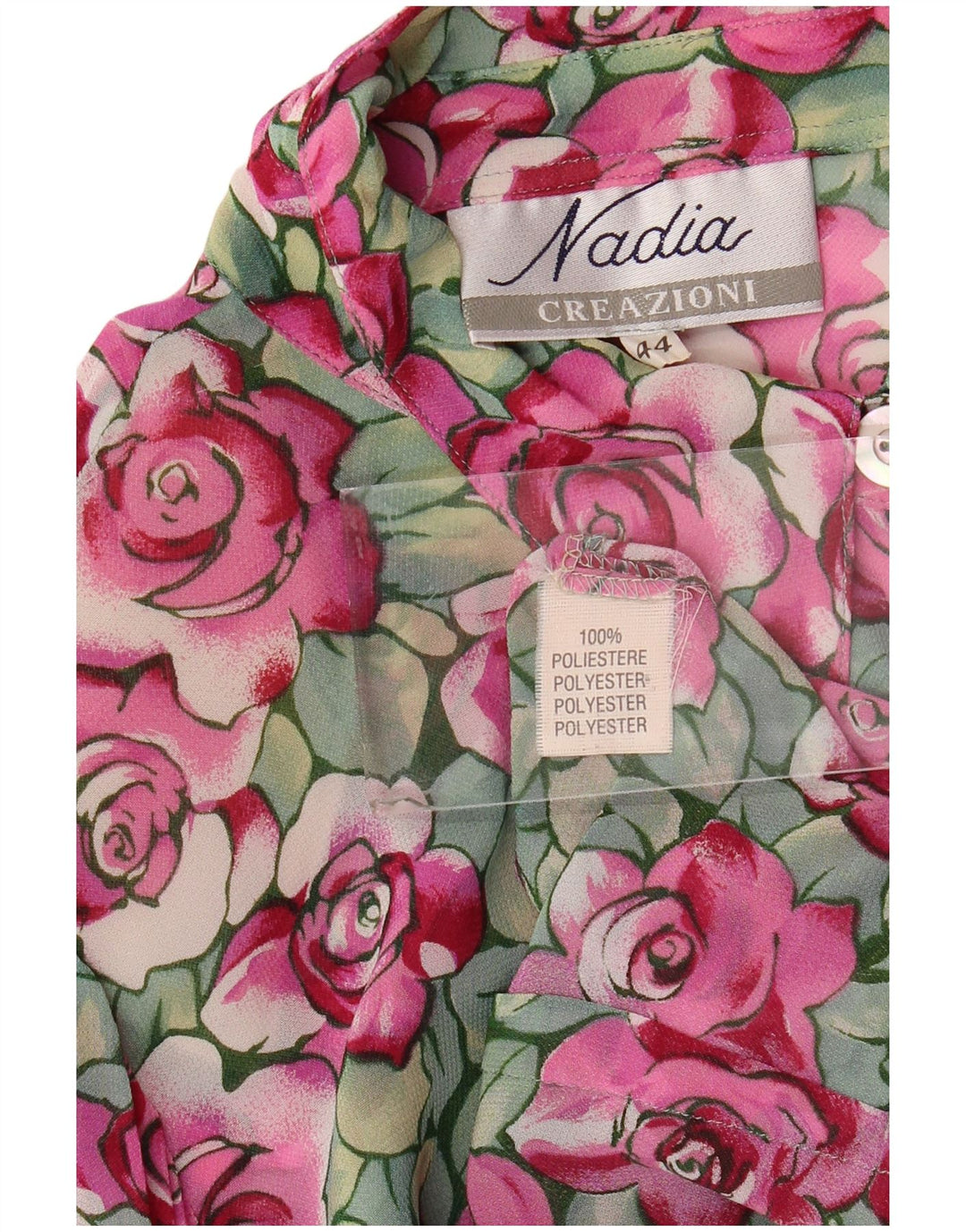 Bluză cămașă cu mâneci 3/4 pentru femei NADIA IT 44 Medium Multicolor Floral