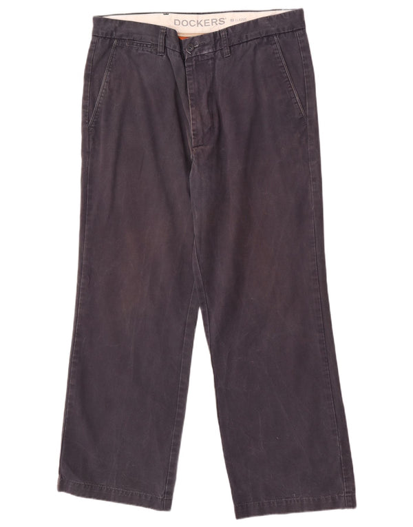 Pantaloni chino Dockers pentru bărbați, cu ajustare clasică, L34 L29, bumbac bleumarin