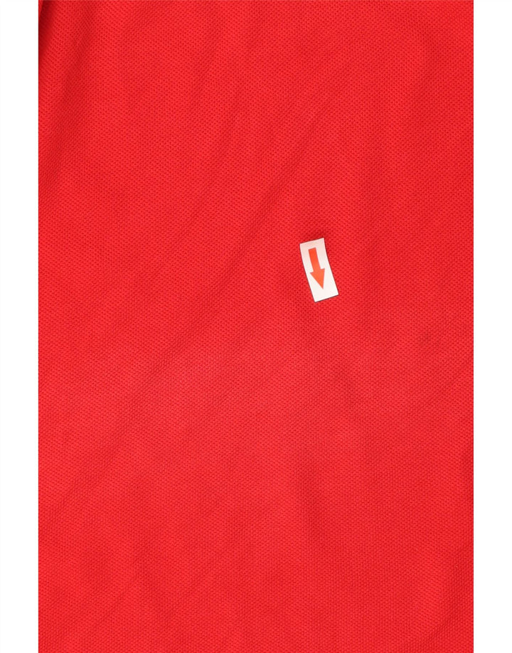 Tricou polo Lacoste pentru bărbați, mărimea 5, bumbac roșu mare