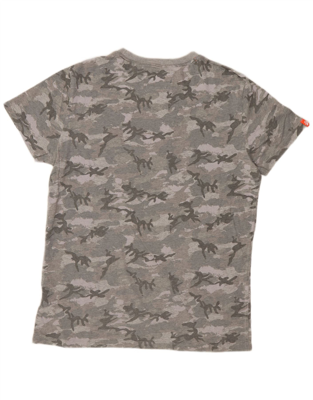 SUPERDRY Tricou Bărbați Top Medium Gri Camuflaj