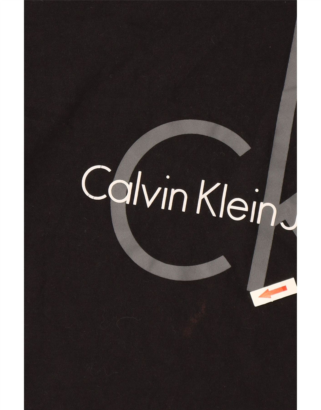 Tricou grafic pentru bărbați Calvin Klein Jeans Top Mediu Negru