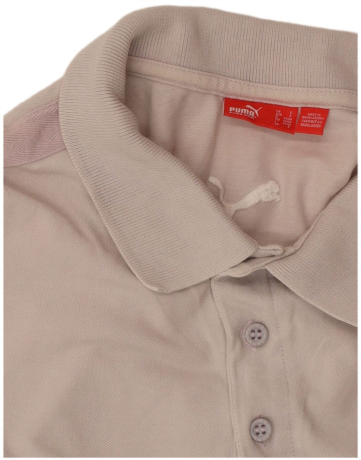 Tricou polo Puma pentru bărbați, gri mic, bloc de culoare