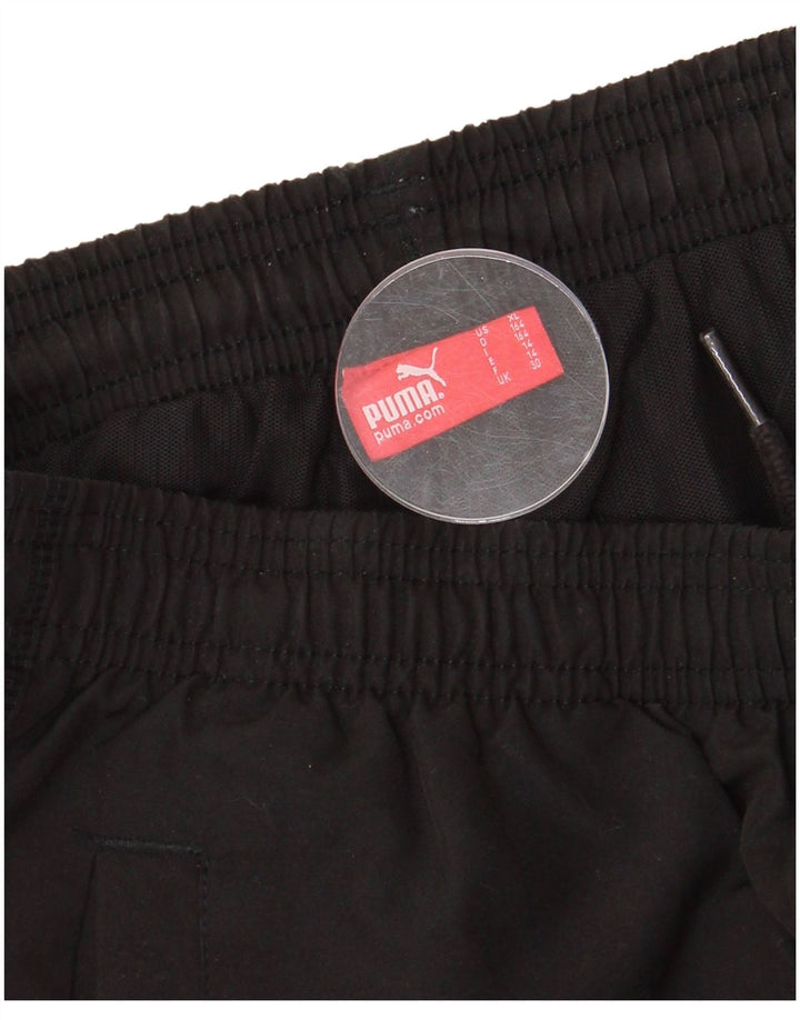 Pantaloni de trening cu grafica Puma Fete Joggeri 13-14 Ani Negru