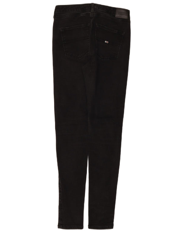 Blugi skinny pentru femei Tommy Hilfiger W28 L32 bumbac negru