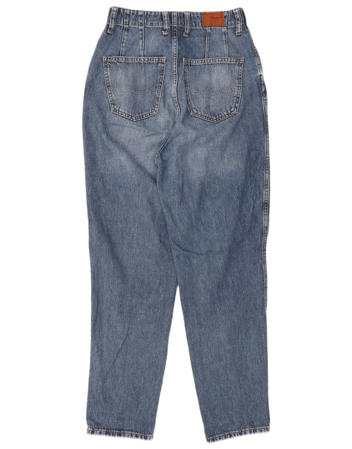 PEPE JEANS Blugi conici pentru femei W27 L27 Bumbac albastru