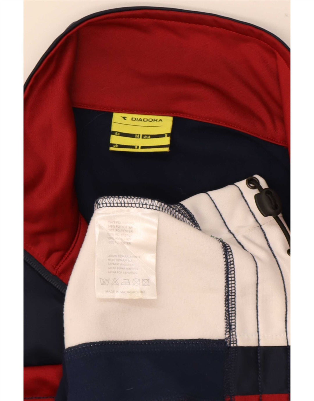 Jachetă de trening Diadora pentru bărbați, mică, multicoloră, din poliester