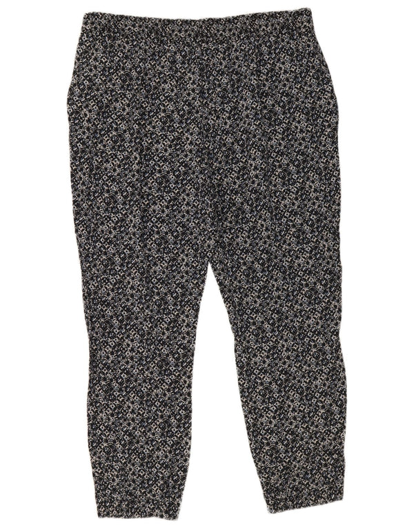 Pantaloni tăiați pentru femei Marks & Spencer UK 18 XL W38 L25 bleumarin