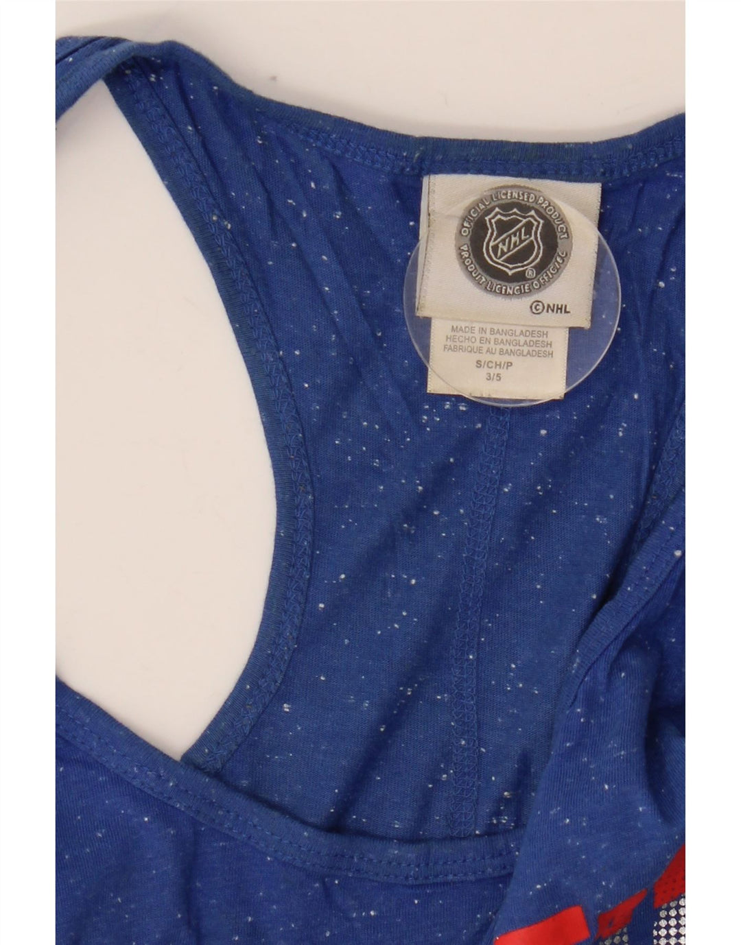 Vestă grafică NHL Montreal Canadiens pentru femei UK 10 Small Blue Flecked