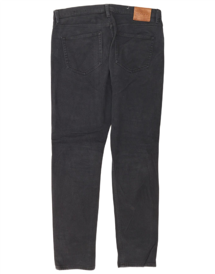 Blugi pentru bărbați Gant Slim W34 L32 Bumbac bleumarin