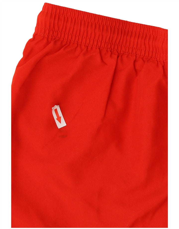 Pantaloni scurți de înot grafic Calvin Klein pentru bărbați, poliester roșu mic