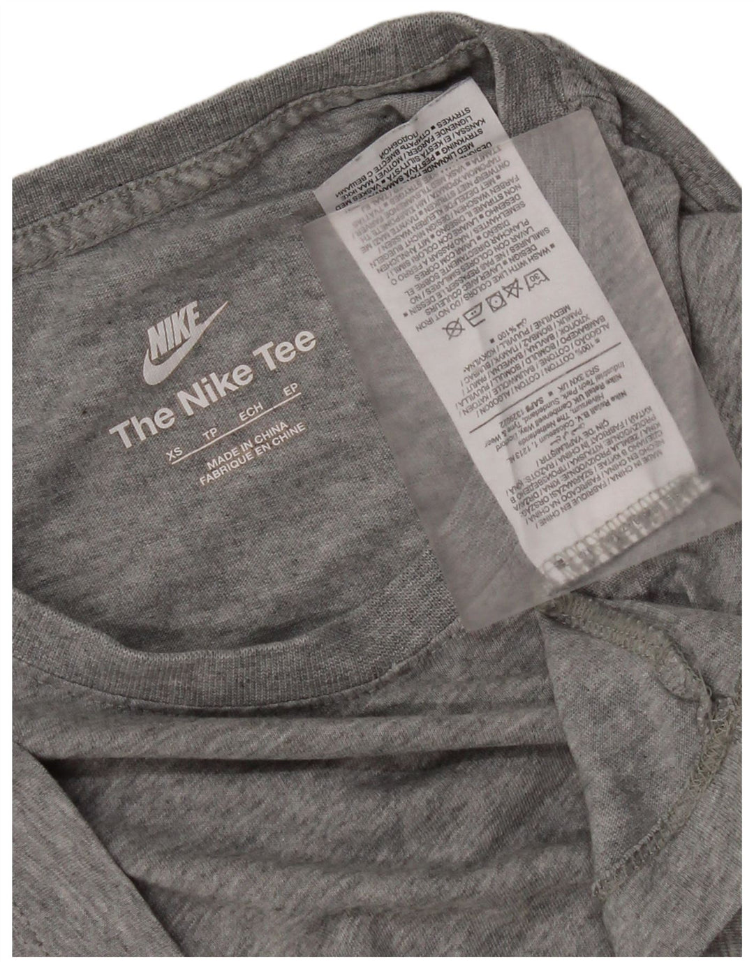 Tricou pentru bărbați Nike Top XS, bumbac cu pete gri