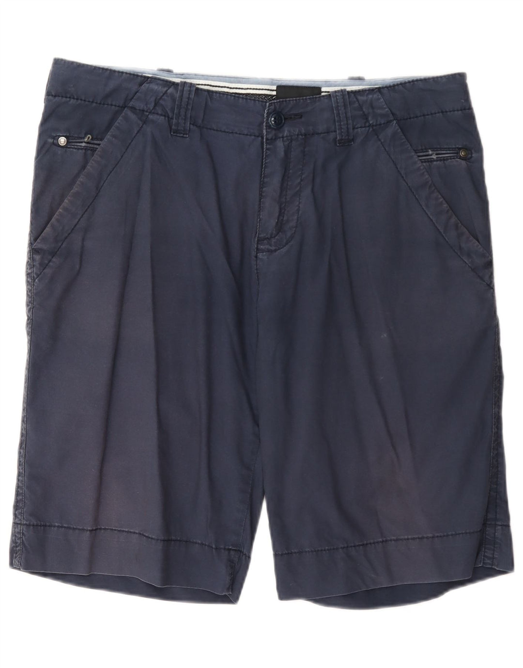 Pantaloni scurți chino pentru bărbați Calvin Klein W32 bumbac albastru bleumarin mediu