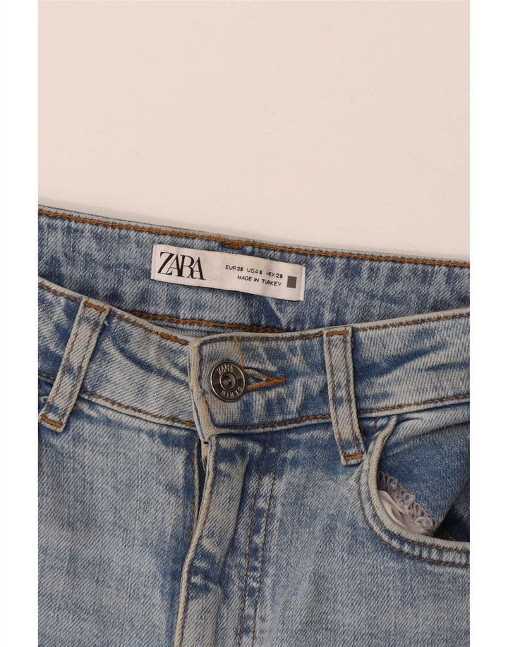 Zara Jeans Bootcut pentru femei EU 38 Small W28 L26 Blue