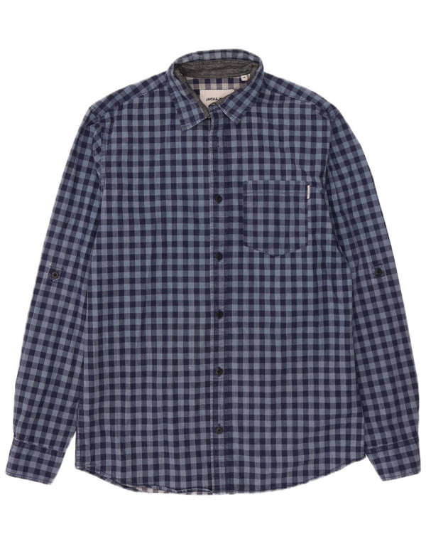 Jack & Jones Cămașă Slim Fit pentru bărbați Medium Blue Gingham