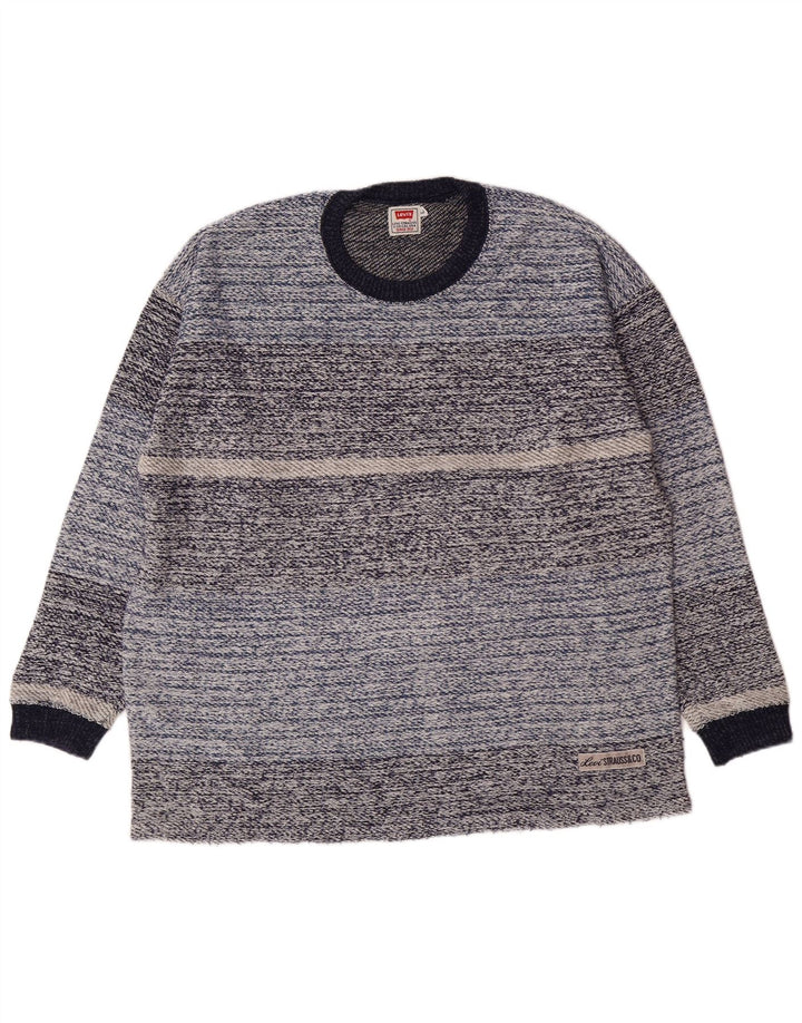 Pulover pentru bărbați Levi's Crew Deck Pulover mare albastru Colorblock