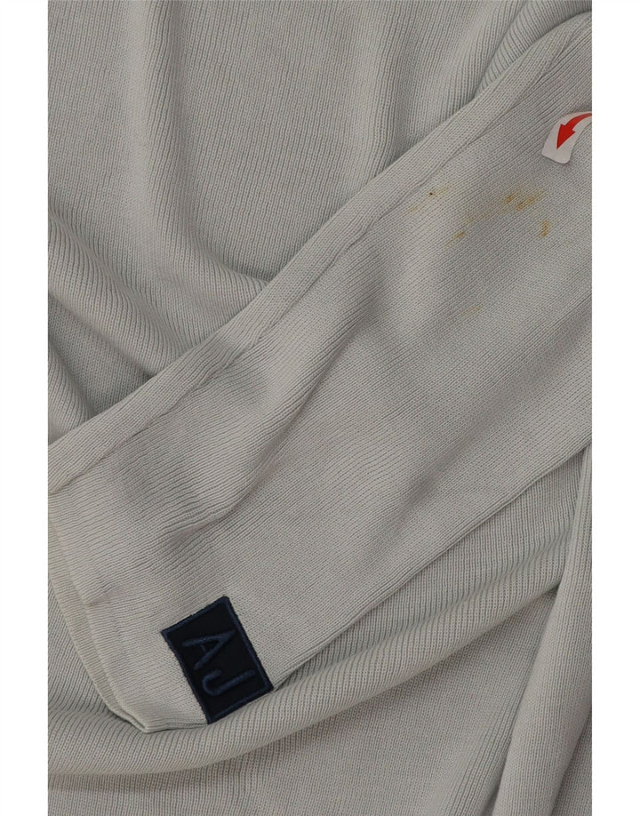 Armani Jeans Top pentru bărbați cu mânecă lungă, mare, gri bumbac