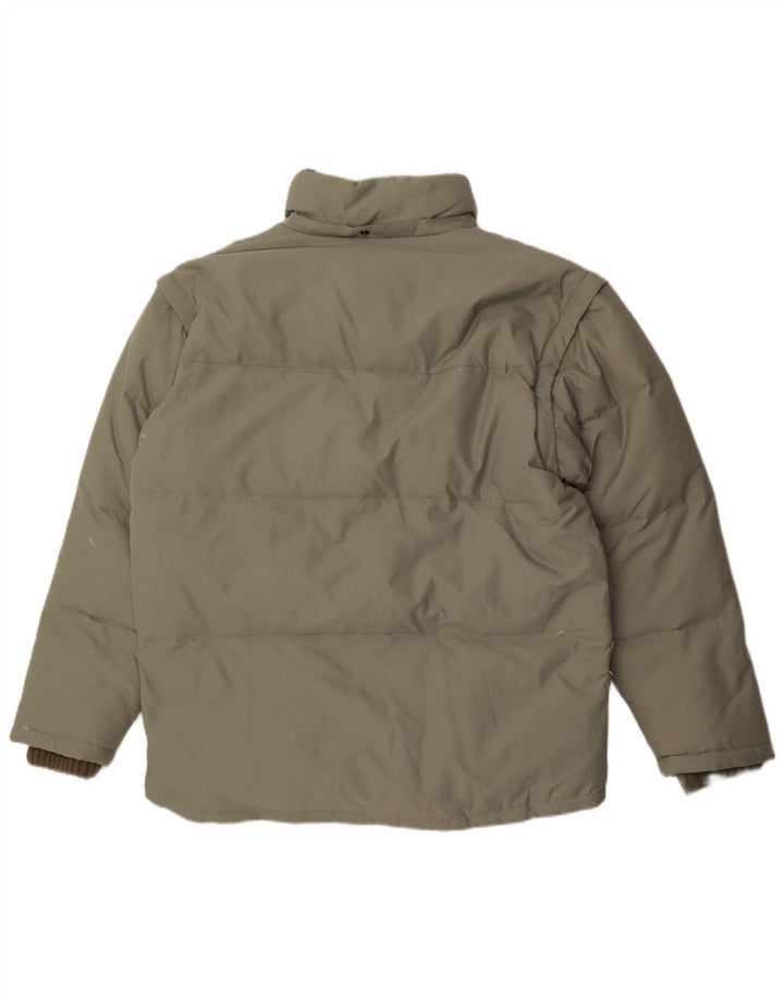 Jachetă căptușită pentru bărbați Fila UK 40 Poliester verde mare