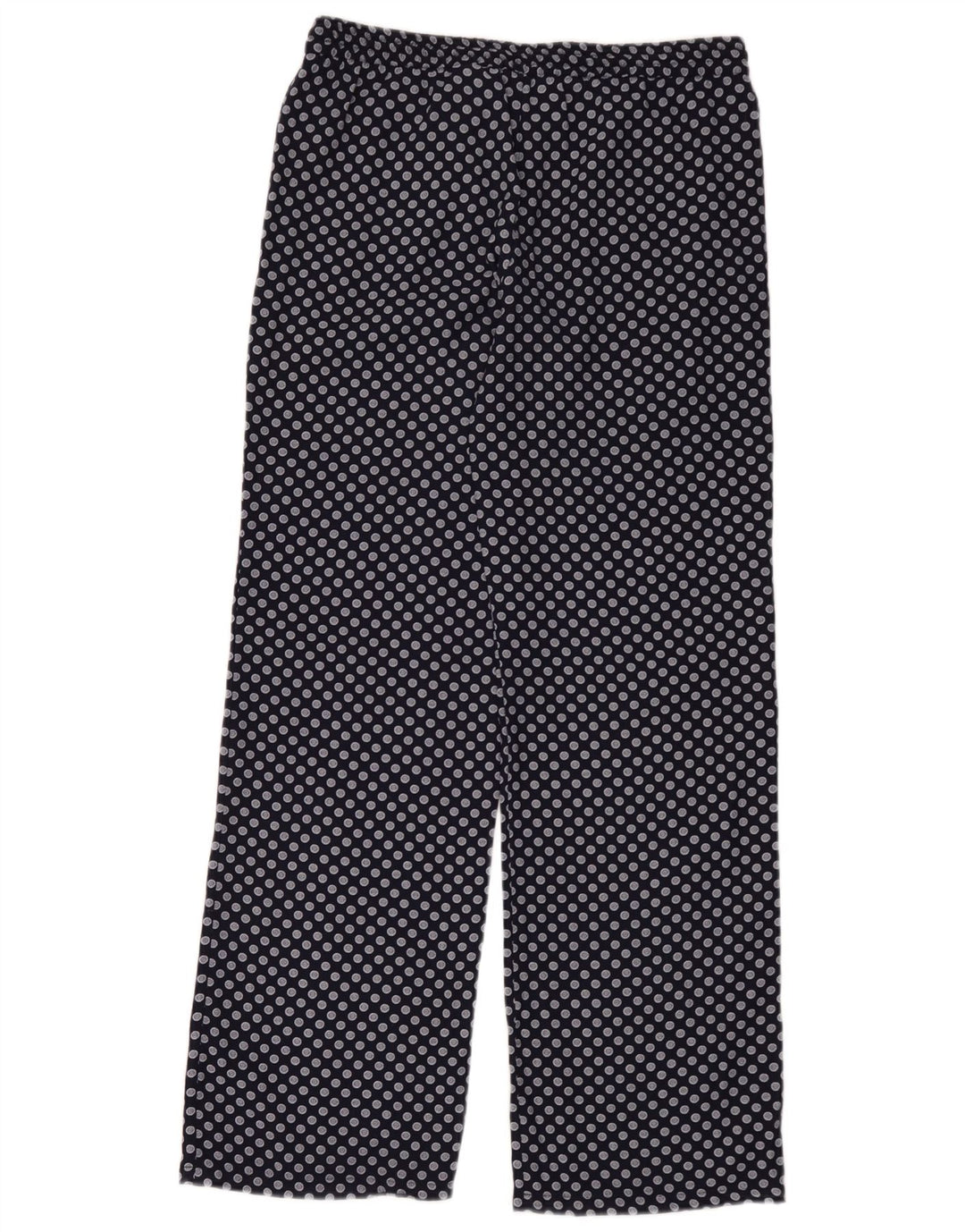 Pantaloni pentru femei Zara cu picioare largi Mediu L30 L32 Bleumarin Poliester cu pete