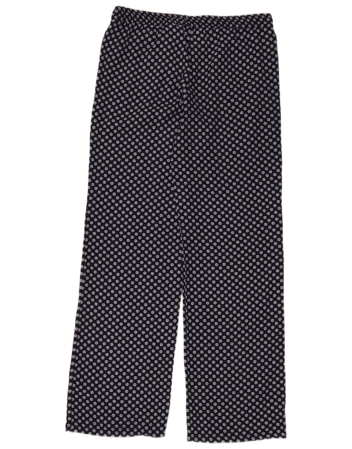Pantaloni pentru femei Zara cu picioare largi Mediu L30 L32 Bleumarin Poliester cu pete