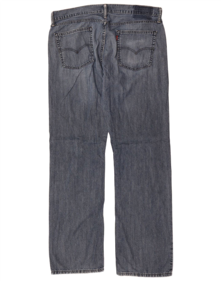 Blugi drepti pentru femei Levi's W36 L34 Bumbac albastru