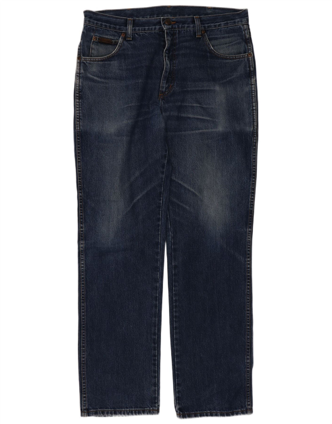Blugi drepte pentru bărbați Wrangler Texas W36 L32 Bumbac albastru