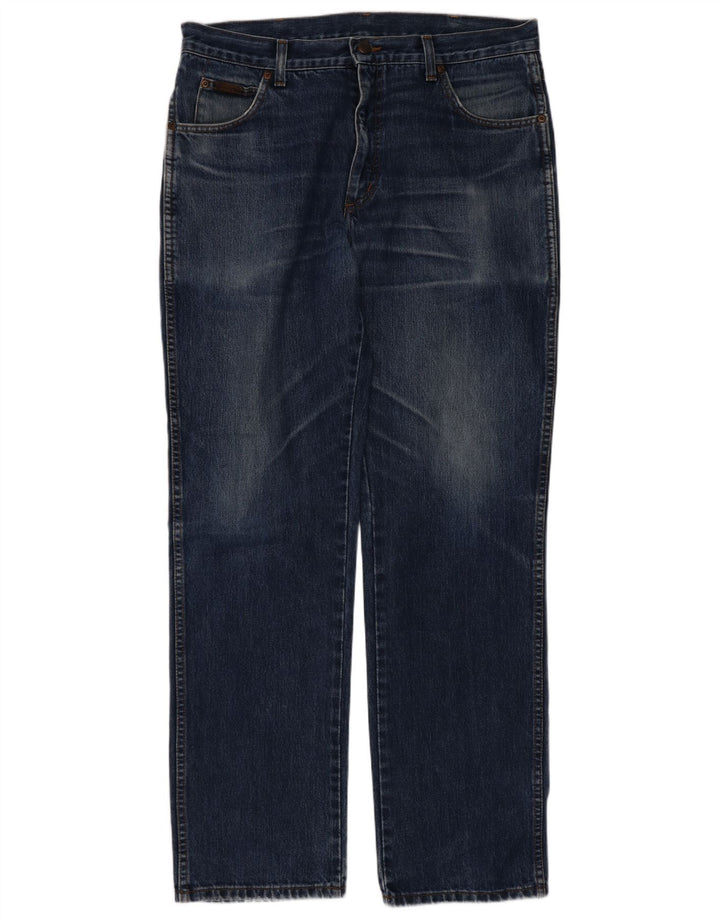 Blugi drepte pentru bărbați Wrangler Texas W36 L32 Bumbac albastru