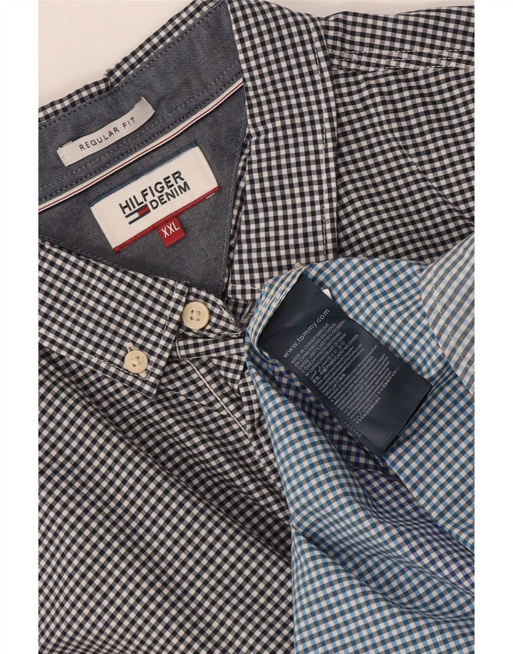 Cămașă pentru bărbați Tommy Hilfiger, cu formă regulată, 2XL, bumbac vichy multicolor