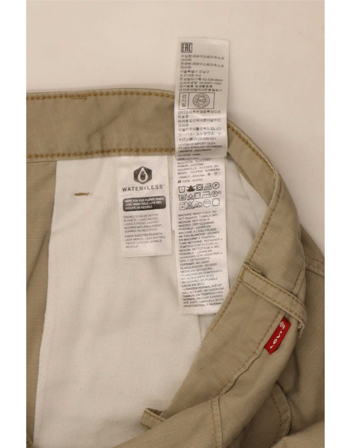 Pantaloni scurti cargo pentru bărbați Levi's W38 XL, bumbac, bej